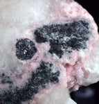 6.6cms RHODOCHROSITE MANGANO CALCITE Jordanite Galena Crystal Huanzala Peru Pink Mineral Specimen R682