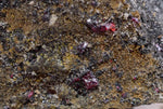 3.3cms PROUSTITE RUBY SILVER Crystals Uchucchacua Mine Peru Mineral Specimen H341
