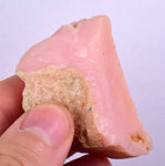 38 Grams PREMIUM PINK OPAL Angel Skin Quality Rough Jewelry Pendant Peru Rose Coral Color P271