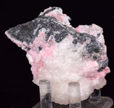 6.6cms RHODOCHROSITE ROSETTE QUARTZ Calcite Peru Pink Jordanite (?)  Crystals Collector Mineral Specimen R690