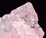 6.6cms RHODOCHROSITE ROSETTE QUARTZ Calcite Peru Pink Jordanite (?)  Crystals Collector Mineral Specimen R690