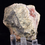 5.3cms GEM RHODOCHROSITE MANGANITE Quartz Crystals Uchucchacua Mineral Specimen R691
