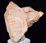 4.3cms NATURAL QUARTZ CRYSTAL Cathedral Hematite Mineral Specimen Q381