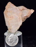 4.3cms NATURAL QUARTZ CRYSTAL Cathedral Hematite Mineral Specimen Q381