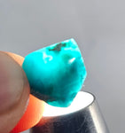 1.5cts GEM SILICA CHRYSOCOLLA Polished Blue Chalcedony Peru Mineral Specimen B95