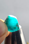 1.5cts GEM SILICA CHRYSOCOLLA Polished Blue Chalcedony Peru Mineral Specimen B95