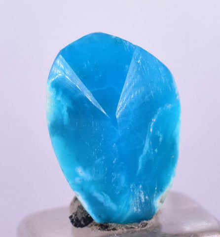 1.5cts GEM SILICA CHRYSOCOLLA Polished Blue Chalcedony Peru Mineral Specimen B96