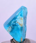 3.5cts GEM SILICA CHRYSOCOLLA Polished Blue Chalcedony Peru Mineral Specimen B97