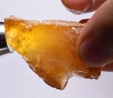 34 Grams GOLDEN OPAL CANDY Rough Facet Old Stock Translucent Mineral Specimen O783