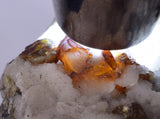5.7cms SPHALERITE BARITE QUARTZ Gem Peru Crystals Manuelita Mine Morococha Display or To Cut It Facet Grade Collector M253