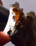 3.9cms SPHALERITE BARITE QUARTZ Gem Peru Crystals Manuelita Mine Morococha Display or To Cut It Facet Grade Collector M254