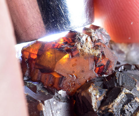 6.1cms SPHALERITE BARITE QUARTZ Gem Peru Crystals Manuelita Mine Morococha Display or To Cut It Facet Grade Collector M256