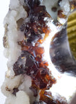 7.7cms SPHALERITE BARITE QUARTZ Gem Peru Crystals Manuelita Mine Morococha Display or To Cut It Facet Grade Collector M257