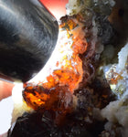 7.7cms SPHALERITE BARITE QUARTZ Gem Peru Crystals Manuelita Mine Morococha Display or To Cut It Facet Grade Collector M257