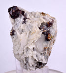5.8cms SPHALERITE BARITE QUARTZ Gem Peru Crystals Manuelita Mine Morococha Display or To Cut It Facet Grade Collector M258