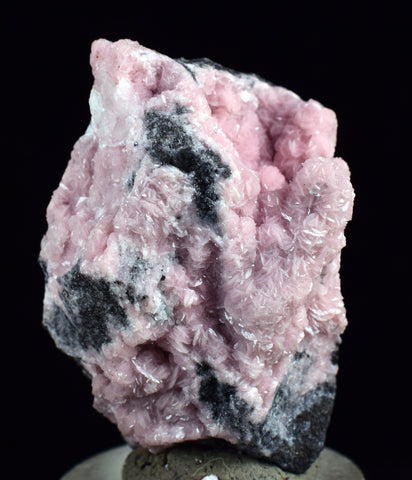 3.6cms RHODOCHROSITE ROSETTE QUARTZ Peru Pink Jordanite  Crystals Collector Mineral Specimen R683