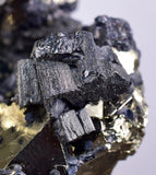 7.1cms PYRITE OCTAHEDRAL PERU Bournonite Galena Shiny Crystals Peru M252