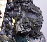 7.1cms PYRITE OCTAHEDRAL PERU Bournonite Galena Shiny Crystals Peru M252