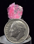 1.2cms PINK RHODONITE CRYSTALS Miniature Peru Bright Chiurucu Mine Mineral Specimen R694