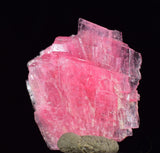 1.2cms PINK RHODONITE CRYSTALS Miniature Peru Bright Chiurucu Mine Mineral Specimen R694