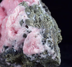 5.9cms RHODOCHROSITE ROSETTE PYRITE Peru Crystals Collector Mineral Specimen R701