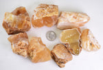 360 Grams GOLDEN OPAL CANDY Rough Facet Old Stock Translucent Mineral Specimen O784