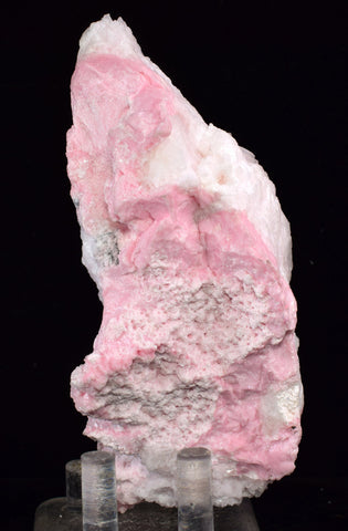 10.8cms RHODOCHROSITE ROSETTE QUARTZ Peru Pink Jordanite (?)  Crystals Collector Mineral Specimen R689