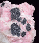 10.8cms RHODOCHROSITE ROSETTE QUARTZ Peru Pink Jordanite (?)  Crystals Collector Mineral Specimen R689