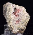 5.3cms GEM RHODOCHROSITE MANGANITE Quartz Crystals Uchucchacua Mineral Specimen R691