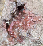5.3cms GEM RHODOCHROSITE MANGANITE Quartz Crystals Uchucchacua Mineral Specimen R691