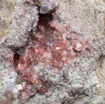 5.3cms GEM RHODOCHROSITE MANGANITE Quartz Crystals Uchucchacua Mineral Specimen R691