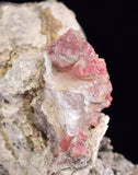 6.7cms GEM RHODOCHROSITE MANGANITE Quartz Crystals Uchucchacua Mineral Specimen R692