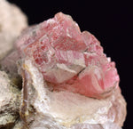6.7cms GEM RHODOCHROSITE MANGANITE Quartz Crystals Uchucchacua Mineral Specimen R692