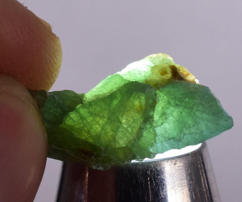 12.5 Carats GRANDIDIERITE CRYSTALS BLUE Green Rare Madagascar Jewelry Facet P272