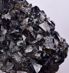 8cms CASSITERITE BRILLIANT CRYSTALS Facet Grade Shiny Bolivia Mineral E122