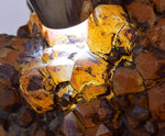 16cms NATURAL QUARTZ CRYSTAL Hematite Mineral Specimen Q382