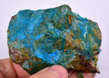 87grs BLUE OPAL  Peru Scenic Quality Jewelry Collector O786