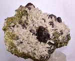 17cms BOURNONITE CRYSTAL QUARTZ Epidote Mineral Specimen I226