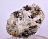 5.7cms SPHALERITE BARITE QUARTZ Gem Peru Crystals Manuelita Mine Morococha Display or To Cut It Facet Grade Collector M253