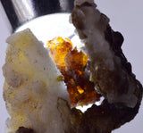 3.9cms SPHALERITE BARITE QUARTZ Gem Peru Crystals Manuelita Mine Morococha Display or To Cut It Facet Grade Collector M254