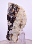 6.1cms SPHALERITE BARITE QUARTZ Gem Peru Crystals Manuelita Mine Morococha Display or To Cut It Facet Grade Collector M256