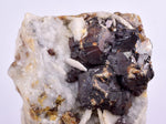 6.1cms SPHALERITE BARITE QUARTZ Gem Peru Crystals Manuelita Mine Morococha Display or To Cut It Facet Grade Collector M256