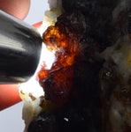 7.7cms SPHALERITE BARITE QUARTZ Gem Peru Crystals Manuelita Mine Morococha Display or To Cut It Facet Grade Collector M257