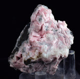 4.2cms RHODOCHROSITE CUBIC QUARTZ Peru Crystals Collector Mineral Specimen R708