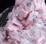 4.2cms RHODOCHROSITE CUBIC QUARTZ Peru Crystals Collector Mineral Specimen R708