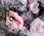 6.2cms RHODOCHROSITE CUBIC QUARTZ Peru Crystals Collector Mineral Specimen R709