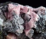6.2cms RHODOCHROSITE CUBIC QUARTZ Peru Crystals Collector Mineral Specimen R709