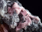 6.2cms RHODOCHROSITE CUBIC QUARTZ Peru Crystals Collector Mineral Specimen R709