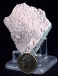 4.8cms RHODOCHROSITE ROSETTE QUARTZ Peru Crystals Collector Mineral Specimen R712