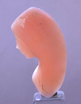 17.5carats GEM PINK OPAL Mother Mary Peru Carving Handmade Sculpture J544